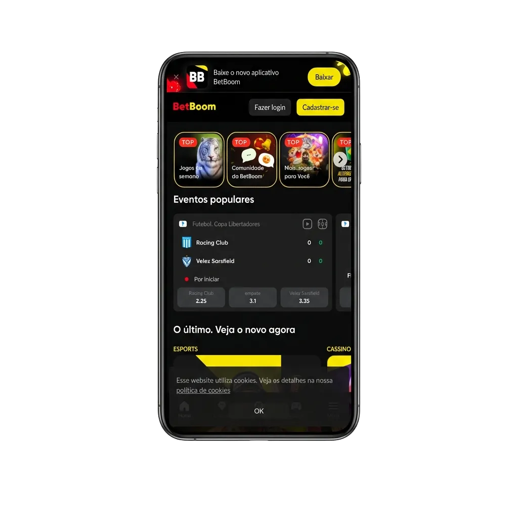 Fortune Tiger game mobile app interface on smartphone showing gameplay available for Android and iOS in Brazil