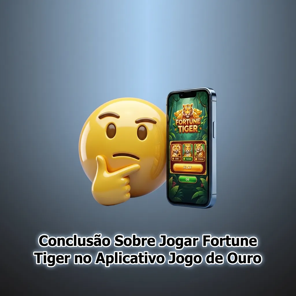 Fortune Tiger game interface on Jogo de Ouro mobile app showing fast loading and Portuguese language support