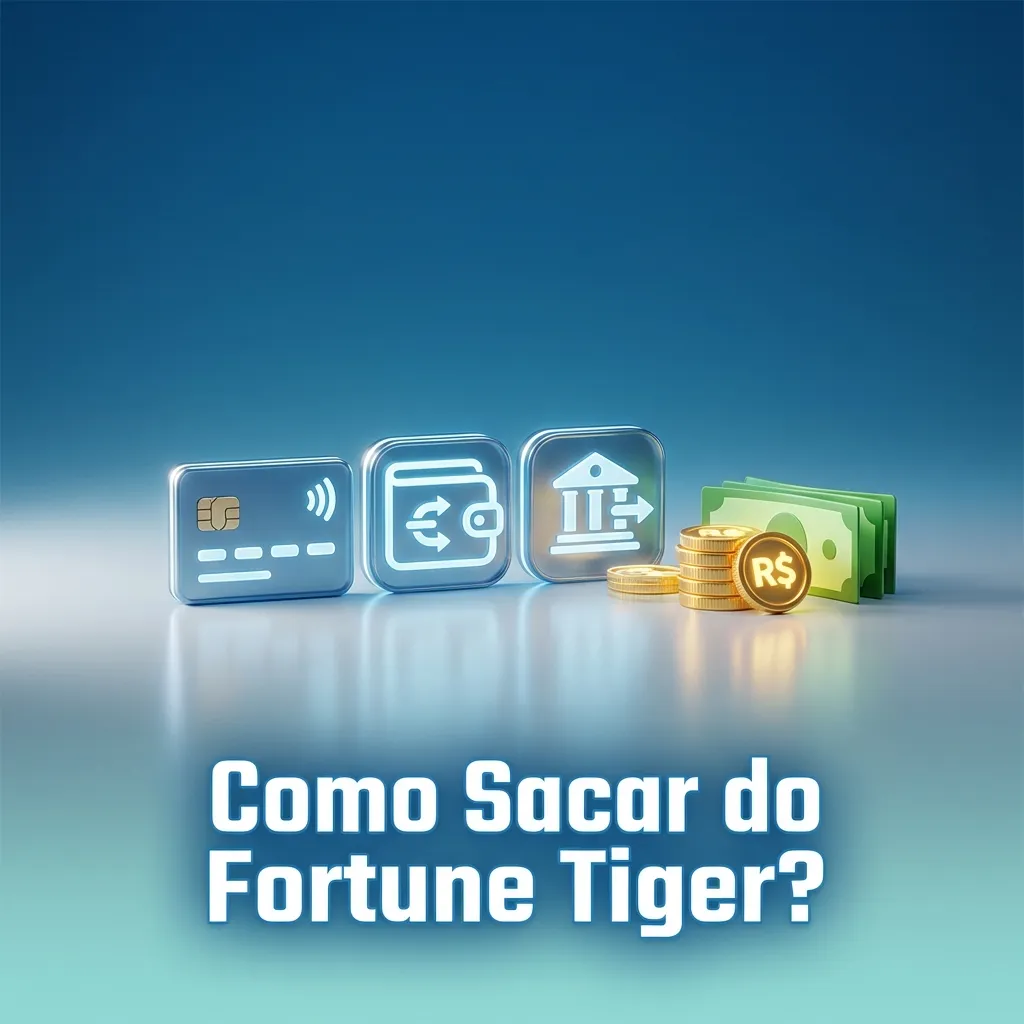 Fortune Tiger withdrawal screen showing cash-out options with Pix payment method and minimum R$20 withdrawal amount