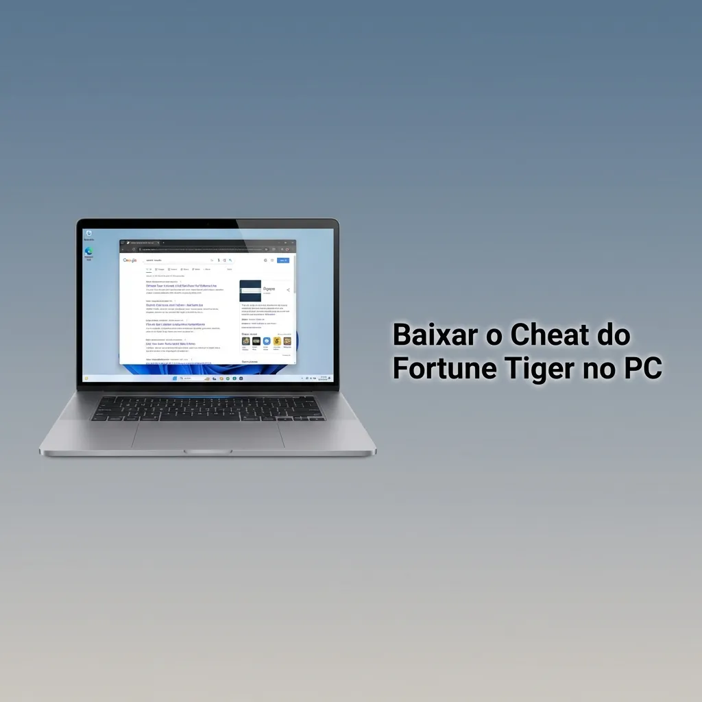 Guide showing steps to download Fortune Tiger cheat software on PC, including installation and security tips