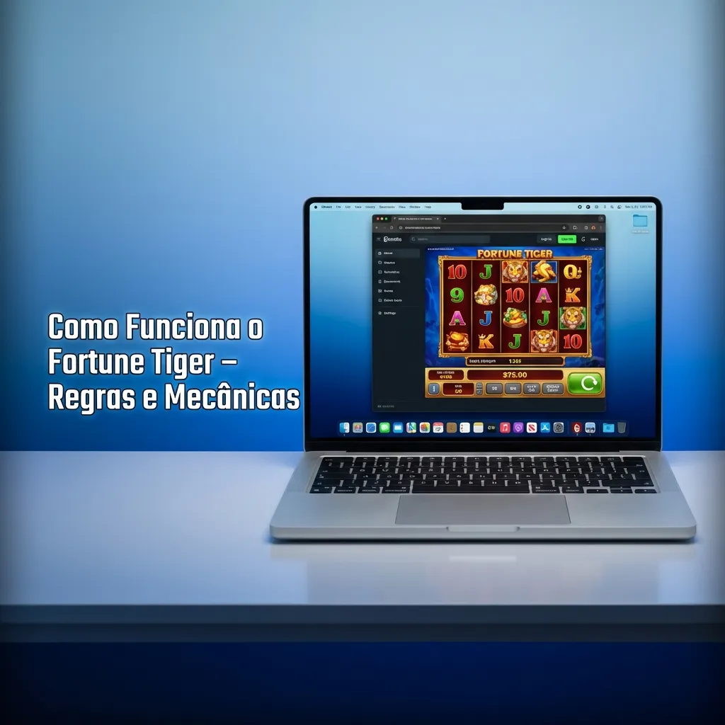 Fortune Tiger slot game interface showing 3x3 reels with golden tiger symbols and payline indicators