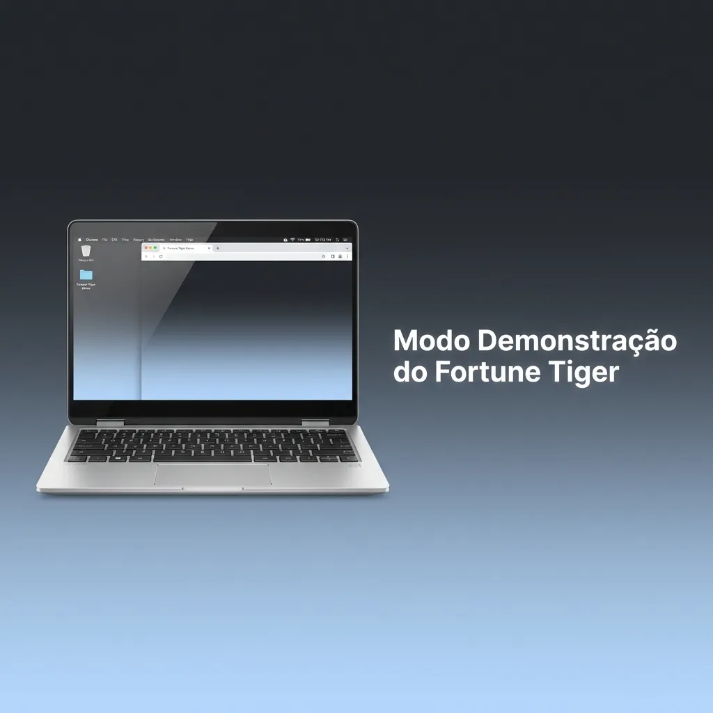 Fortune Tiger demo mode interface showing free play option without real money deposit in Brazilian casino