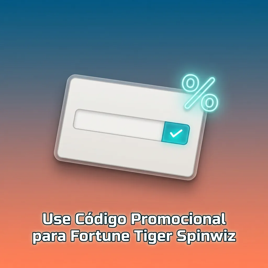 Fortune Tiger promotional code TIGER100 entry screen showing bonus activation field in SpinWiz casino interface