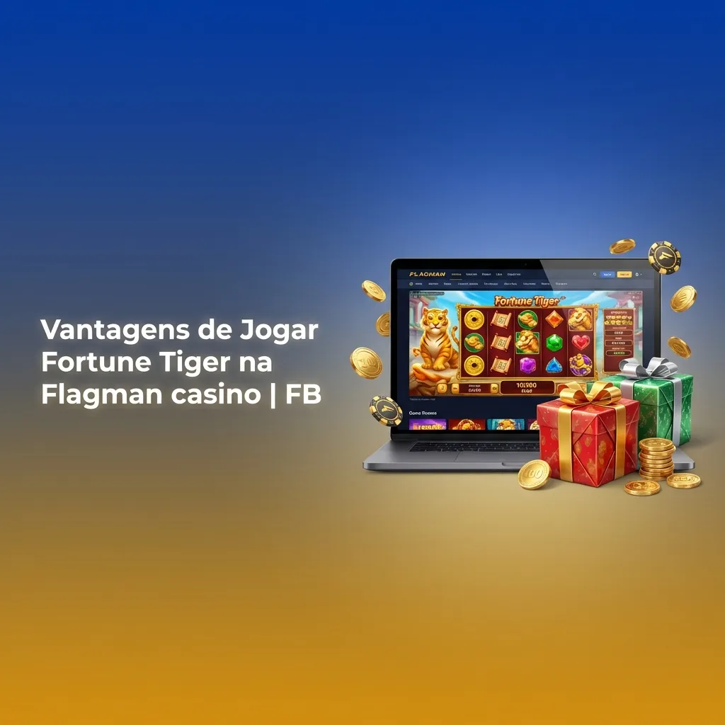 Fortune Tiger slot game interface at Flagman casino showing Brazilian-focused features and gameplay options